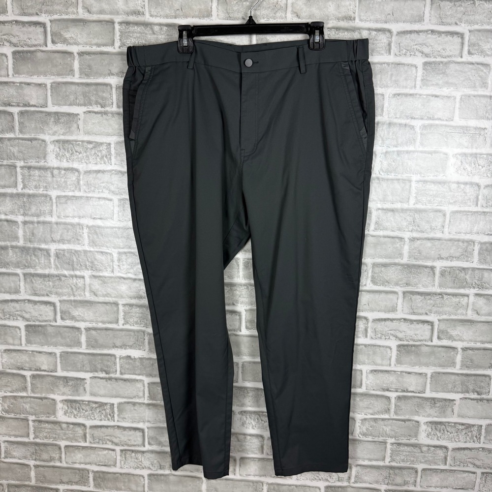Jack Archer Jetsetter Tech Pants Mens 40x28 Charcoal Gray Tapered Stretch Travel